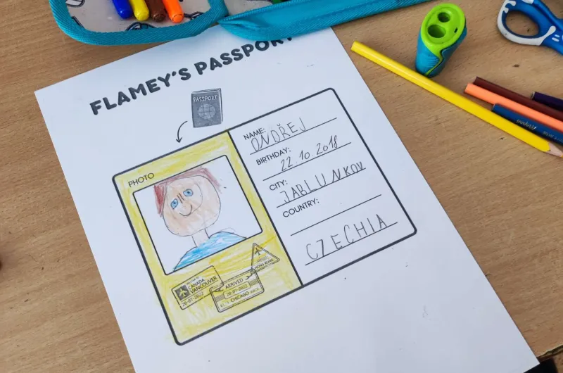 Dráček Flamey v 1. A