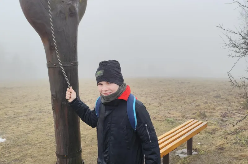 Zvonička směrem na Gírovou.