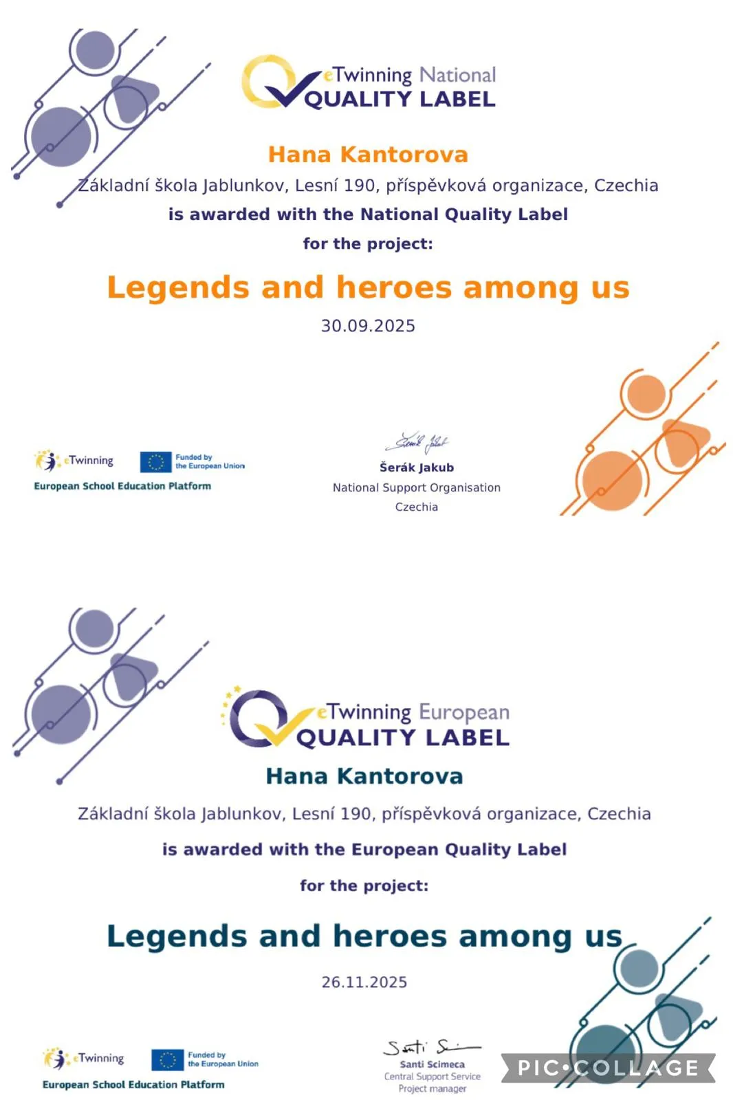 certifikáty
