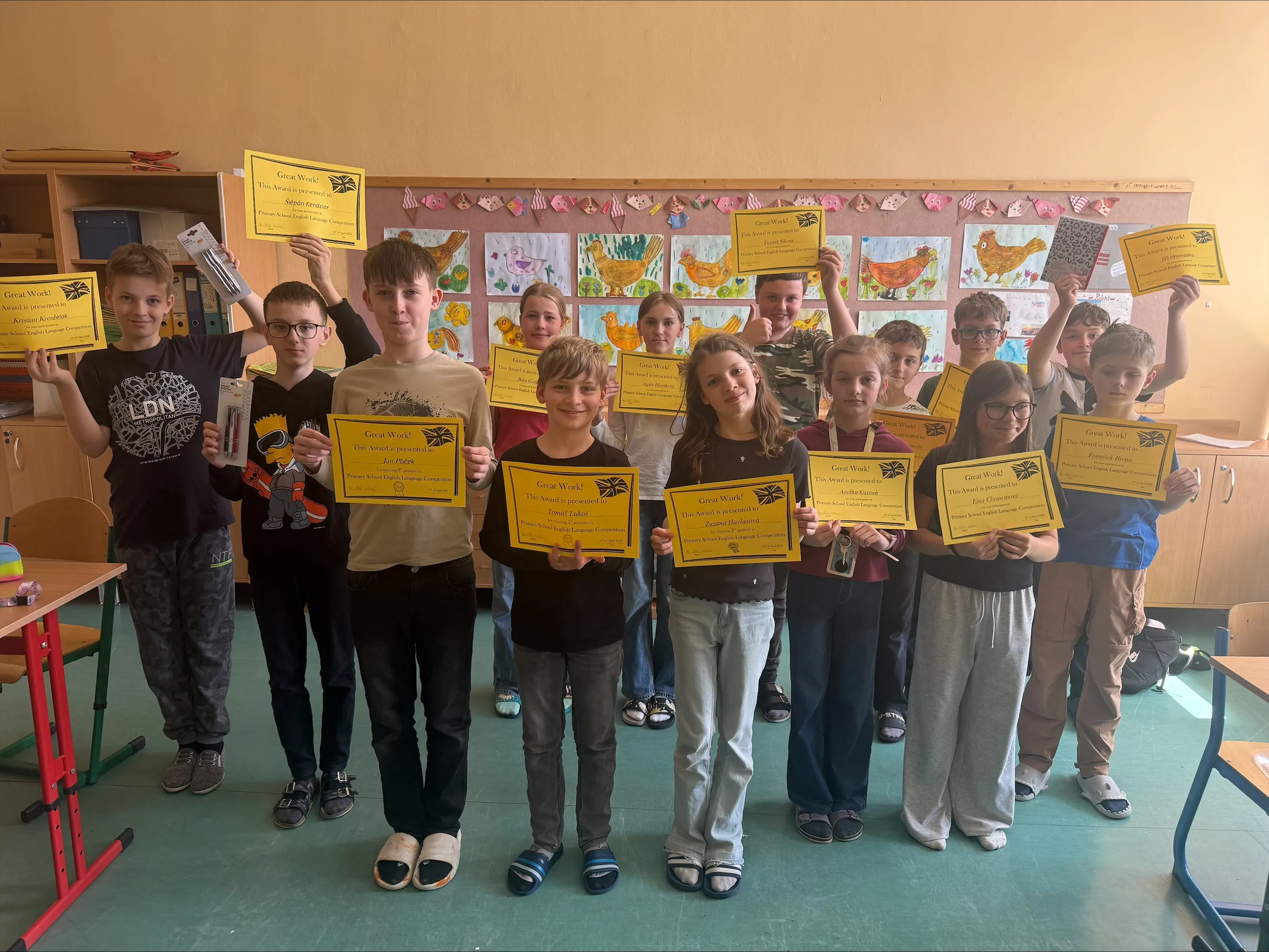 Účastnící souteže. 