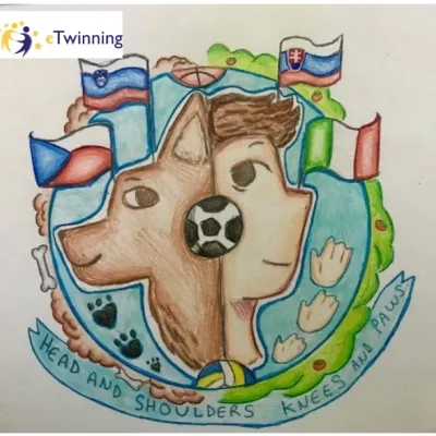 Logo eTwinning - Head and shoulders, knees and paws