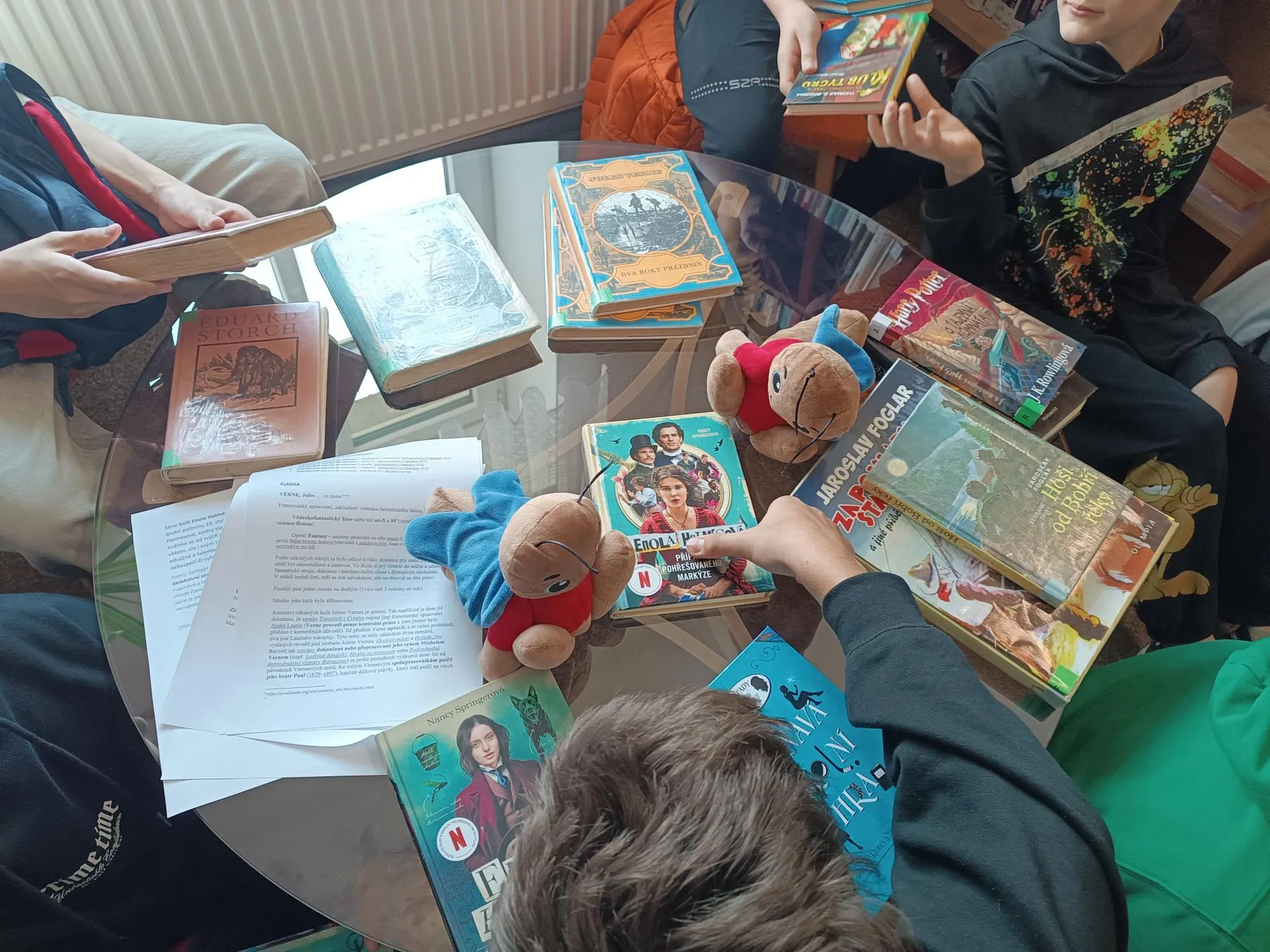 Knihovnická lekce – dobrodružná literatura  